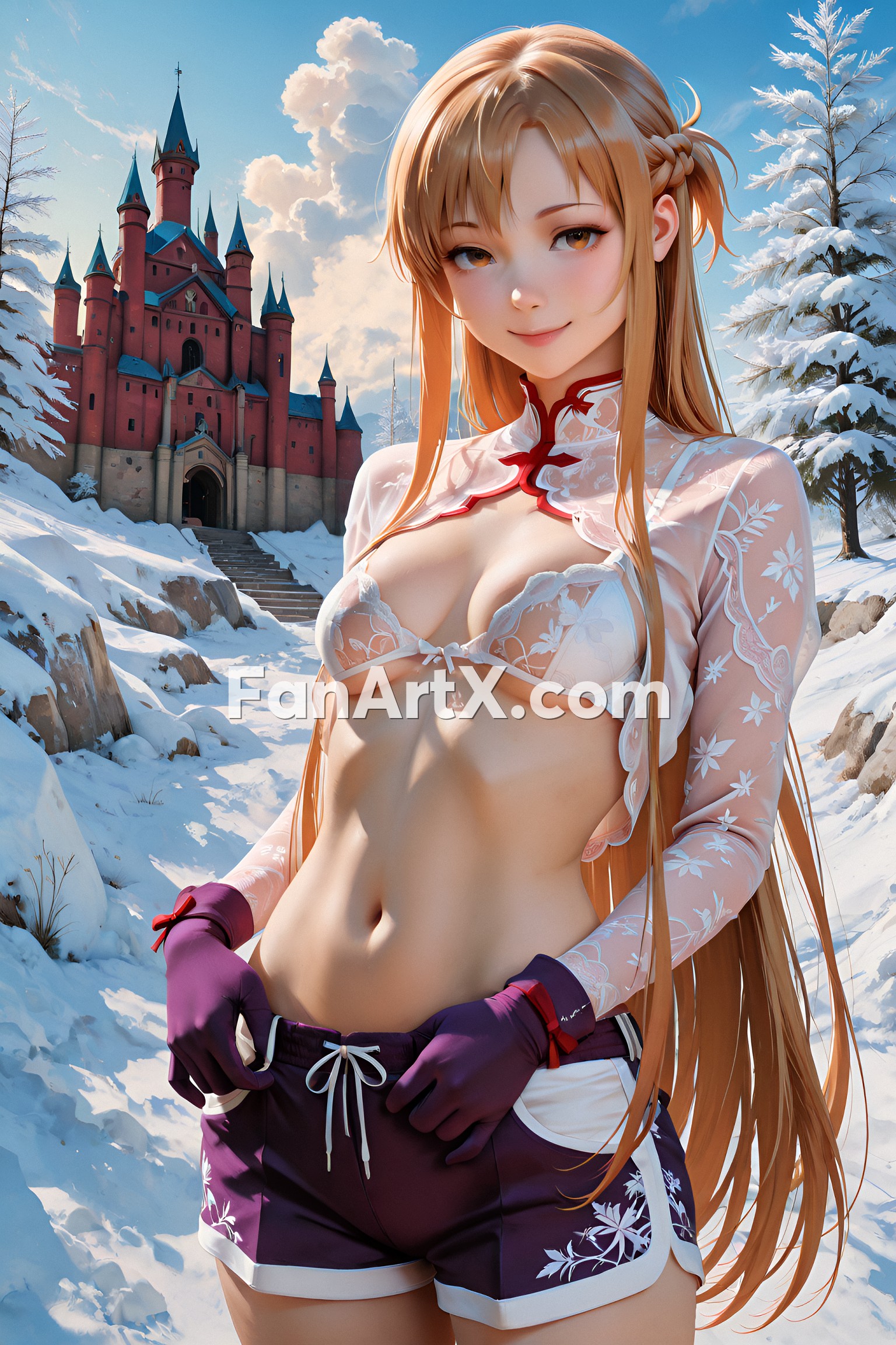 Sao Asuna Yuuki Fanart - Sword Art Online character 7953533